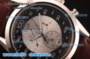 Tag Heuer Mikrograph Asia Automatic Steel Case with Black/Silver Dial