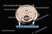 A.Lange&Sohne Tourbilon Pour Le Merite Asia Automatic Steel Case with White Dial and Silver Markers