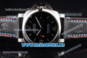 Panerai Luminor Marina 1950 America's Cup 3 Days Automatic PAM 727 Clone P.9010 Automatic Steel Case with Black Dial and Black Leather Strap - 1:1 Original (EF)