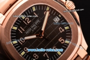 Patek Philippe Aquanaut 4813 Automatic Rose Gold Case/Strap with Chocolate Dial