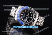 Rolex GMT-Master II Vintage Swiss ETA 2836 Automatic Stainless Steel Case/Bracelet with White Markers and Black Dial