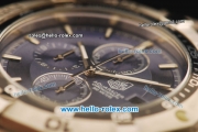 Tag Heuer Aquaracer Chronograph Miyota Quartz Movement with Blue Dial and Silver Stick Markers