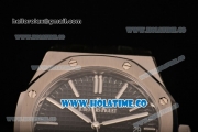 Audemars Piguet Royal Oak 39MM Miyota 9015 Automatic Steel Case with Black Dial and Stick Markers (BP)