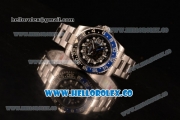 Rolex GMT-Master II Batman Skeleton Swiss ETA 2836 Automatic Steel Case with Black Dial and Steel Bracelet