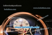 Patek Philippe Grand Complication ST25 Automatic Rose Gold Case with Black Dial and Silver Markers -ETA Coating