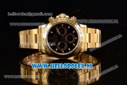 Rolex Cosmograph Daytona Chronograph 4130 Automatic Yellow Gold Case with Black Dial Stick Markers and Yellow Gold Bracelet (BP)