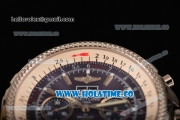 Breitling Bentley 6.75 Speed Chrono Swiss Valjoux 7750 Automatic Steel Case with Stick Markers and Blue Dial (GF)