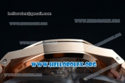 Audemars Piguet Royal Oak Openworked Extra-Thin Asia Automatic Rose Gold Case with Skeleton Dial and Rose Gold Bracelet (AAAF)