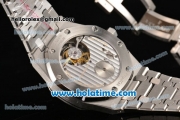 Audemars Piguet Royal Oak Tourbillon 41MM Swiss ST Tourbillon Manual Winding Full Steel with White Dial and Stick Markers