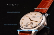 IWC Portuguese Swiss ETA 2836 Automatic Steel Case with White Dial and Gold Numeral Markers