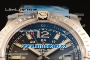 Breitling Colt Swiss ETA 2824 Automatic Steel Case/Bracelet with Black Dial and Stick Markers