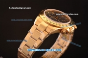 Rolex Daytona 3836 Automatic Full Gold with Grey MOP Dial and Roman Markers