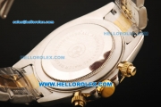 Rolex Datejust for BMW Quartz Movement with Graduated Gold Bezel and Black Dial,Gold Number Marking and Small Calendar
