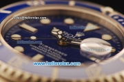 Rolex Submariner Rolex 3135 Automatic Full Steel with Blue Bezel and Blue Dial
