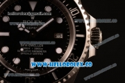 Rolex Sea-Dweller Clone Rolex 3135 Automatic Steel Case with Black Dial and Steel Bracelet - (BP)