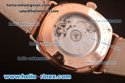 Panerai Radiomir Tourbillon Automatic Rose Gold Case with Black Dial and Brown Leather Strap