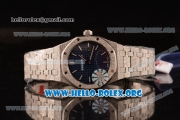 Audemars Piguet Royal Oak Lady Miyota Quartz Steel Case with Blue Dial and Steel Bracelet (EF)