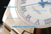 Rolex Day-Date II Oyster Perpetual Rolex 3156 Automatic Movement Full Steel with Blue Dial and Roman