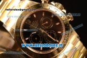 Rolex Daytona Yellow Gold Rolex 4130 Auto Best Edition 1:1 Clone Black Dial 116508