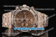 Audemars Piguet Royal Oak Chronograph Miyota OS10 Quartz Steel Case with Grey Dial and Steel Bracelet