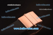 Ulysse Nardin Maxi Marine Chronograph Miyota OS20 Quartz Rose Gold Case with White Dial and Black Rubber Strap