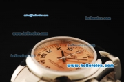 Rolex Oyster Perpetual Automatic Movement ETA Coating Case with Orange Dial and Roman Numerals