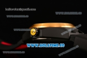 Ferrari Scuderia Ferrari Orologi 2015 Miyota 2035 Quartz PVD Case with Black Dial Yellow Gold Bezel and Stick Markers
