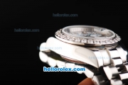 Rolex Datejust Automatic with Diamond Bezel,White MOP Dial and Diamond Marking-Lady Size