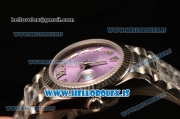 Rolex Datejust 31 Steel 2836 Auto With Steel Bracelet Purple Dial Roman