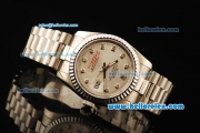 Rolex Datejust Automatic Movement Full Steel with Silver Dial and Diamond Markers