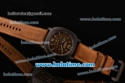 Panerai PAM 00365 Luminor 1950 Equation of Time Tourbillon Automatic PVD Case with Brown Dial an Brown Leather Bracelet