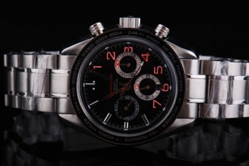 Omega Speedmaster Chronograph Automatic Movement with Black Dial and SSband