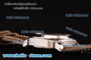 Panerai Luminor Marina Swiss ETA 6497 Manual Winding Steel Case with Black Dial and Grey Leather Strap