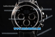 Rolex Daytona Swiss Valjoux 7750 Automatic Stainless Steel Case/Bracelet with Black Dial and Stick Markers