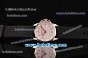 Chopard Alfa Romeo Miyota OS2035 Quartz Steel Case with Grey Dial Black Rubber Strap and Stick Markers Chopard Alfa Romeo Miyota OS2035 Quartz Steel Case with Grey Dial Black Rubber Strap and Stick Markers