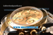 Rolex Daytona Two Tone YG Rolex 4130 Auto Best Edition 1:1 Clone Gold Dial Stick 116503