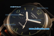 Panerai Luminor GMT Automatic Movement PVD Case with Black Dial and Green Markers