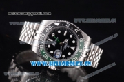 Rolex GMT-Master II Vintage Swiss ETA 2836 Automatic Stainless Steel Case/Bracelet with Dot Markers and Black Dial