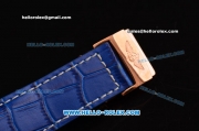 Breitling for Bentley RL10 Tourbillion Automatic Rose Gold Case with Blue Dial and Blue Leather Strap