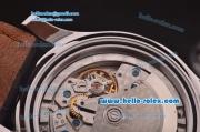 Breitling Chronospace Chronograph Swiss Valjoux 7750 Automatic Steel Case with Blue Dial and Black Leather Strap
