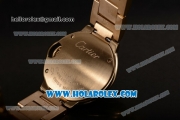 Cartier Ballon Bleu De Small Swiss Quartz Yellow Gold Case/Bracelet with Silver Dial and Black Roman Numeral Markers