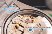 Rolex Daytona Swiss Valjoux 7750-SHG Automatic Steel Case/Strap with Black Dial and Diamond Bezel
