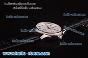 Omega DeVille Automatic Steel Case with Silver Dial and Blue Stick Markers - ETA Coating