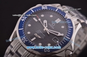 Omega Seamaster James Bond 007 Automatic Blue Bezel with Black Dial