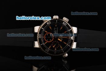 Oris Carlos Coste Limited Edition Swiss Valjoux 7750 Automatic Movement Steel Case with Black Dial and Stick Markers