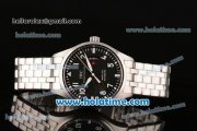 IWC Pilot Mark XVII Swiss ETA 2892 Automatic Steel Case/Strap with Black Dial and White Markers - 1:1 Original