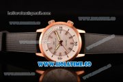 IWC Aquatimer Vintage 1967 Swiss ETA 2824 Automatic Rose Gold Case with Stick Markers White Dial and Black Rubber Strap