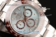 Rolex Daytona 2013 New Desige Chrono Swiss Valjoux 7750 Automatic Steel Case with Blue Dial Stick Markers and Ceramic Bezel