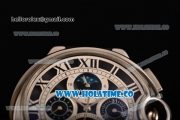 Cartier Ballon Bleu De Tourbillon Moonphase Asia Automatic Steel Case with Black Dial and Roman Numeral Markers