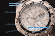 Tag Heuer Aquaracer 300 Meters Automatic Movement Full Steel with White Dial